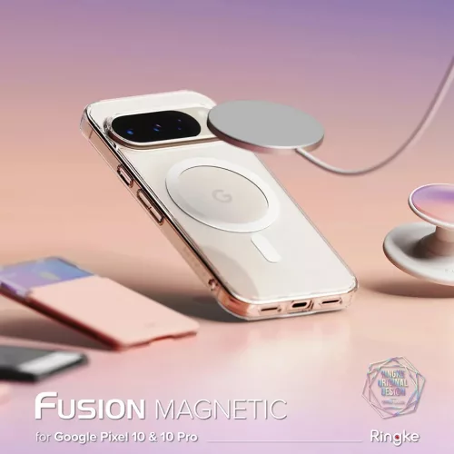 Ringke - Fusion MagSafe - Google Pixel 10 / 10 Pro - Átlátszó tok-8800293857013 2 kép