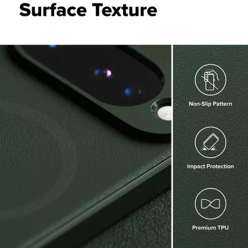 Ringke - Onyx MagSafe - Google Pixel 10 - Sötétzöld tok-8800293857433 5 kép