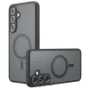  Samsung Galaxy S23 FE fagyos fekete Techsuit PureFrost MagSafe tok