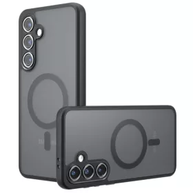   Samsung Galaxy S23 FE fagyos fekete Techsuit PureFrost MagSafe tok