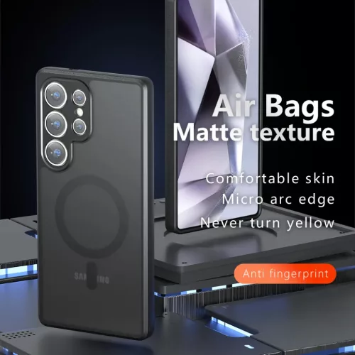 Techsuit PureFrost MagSafe tok - Samsung Galaxy S24 Ultra - Matt feket-5949419321021 2 kép