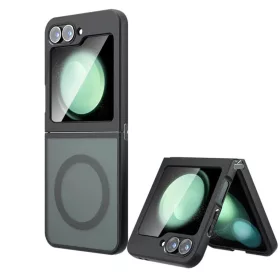 PureFrost MagSafe Techsuit - Samsung Galaxy Z Flip6 - Matt fekete. tok-5949419320925 1 kép