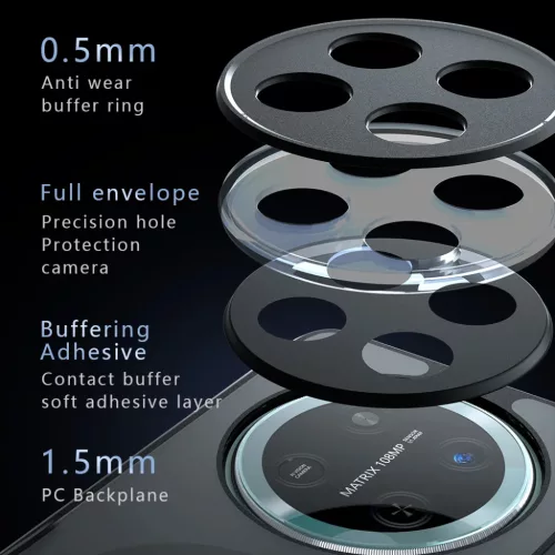 Techsuit - PureFrost MagSafe tok - Honor Magic7 Lite / X9c - Matt feke-5949419320772 5 kép