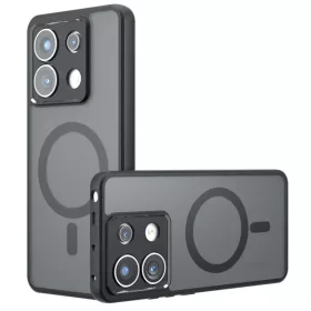   Xiaomi Redmi Note 13 Pro 5G / Poco X6 Techsuit - PureFrost MagSafe - Deres Fekete tok