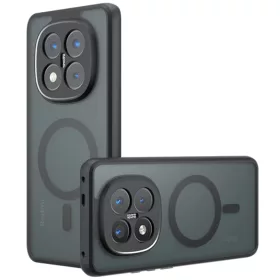   Xiaomi Redmi Note 14 Pro 5G / Poco X7 - Techsuit - PureFrost MagSafe - Frosted Black. tok