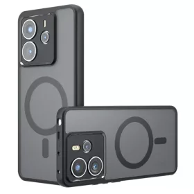   Xiaomi Redmi Note 14 4G Techsuit PureFrost MagSafe - Standard - Frosted Fekete tok