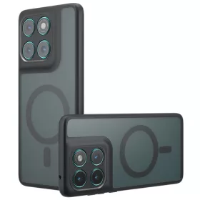    Motorola Edge 60 / Edge 60 Fusion Matt fekete Techsuit PureFrost MagSafe tok