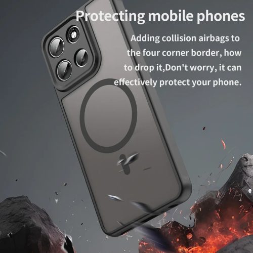 Motorola Moto G56 Techsuit HaloFrost II MagSafe - Fekete tok-5949419321557 3 kép