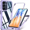 Samsung Galaxy A16 4G / A16 5G / A17 5G - Techsuit - ColorVerse 360 Sorozat + Képernyővédő - Lila tok