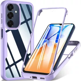   Samsung Galaxy A16 4G / A16 5G / A17 5G - Techsuit - ColorVerse 360 Sorozat + Képernyővédő - Lila tok
