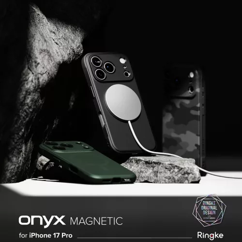iPhone 17 Pro Max Fekete Ringke Onyx MagSafe tok-8800328810334 5 kép