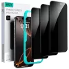  iPhone 17 / iPhone 16 Pro Fekete ESR Adatvédelmi Edzett Üveg (3 darabos csomag) üvegfólia