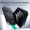  iPhone 17 Pro Fekete ESR Adatvédelmi edzett üveg UltraFit üvegfól-4894240282410 2 kép