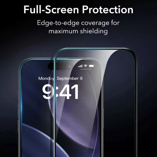  iPhone 17 Pro Max Fekete ESR Privacy Armorite Képernyővédő UltraF-4894240284810 3 kép