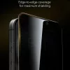iPhone 17 Pro Max Fekete ESR - Corning UltraFit Privacy (3 darabos kis-4894240285879 6 kép