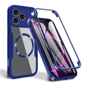  iPhone 17 Pro Kék Techsuit - ColorVerse 360 MagSafe Series + Képernyővédő tok