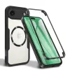  iPhone 17 Air Fekete Techsuit - ColorVerse 360 MagSafe Sorozat + Képernyővédő tok