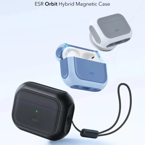 Apple AirPods Pro 3 - ESR - Orbit Hybrid HaloLock tok fekete-4894240289105 7 kép