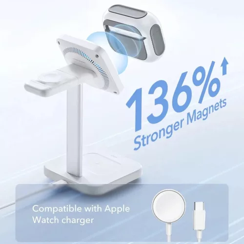 Apple AirPods Pro 3 - ESR - Orbit Hybrid HaloLock tok fehér-4894240289143 2 kép