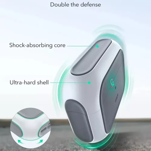 Apple AirPods Pro 3 - ESR - Orbit Hybrid HaloLock tok fehér-4894240289143 5 kép