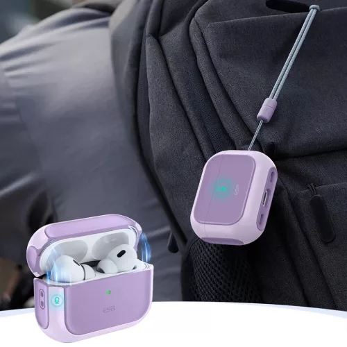 Apple AirPods Pro 3 ESR Orbit Hybrid HaloLock - Levendula tok-4894240289167 3 kép