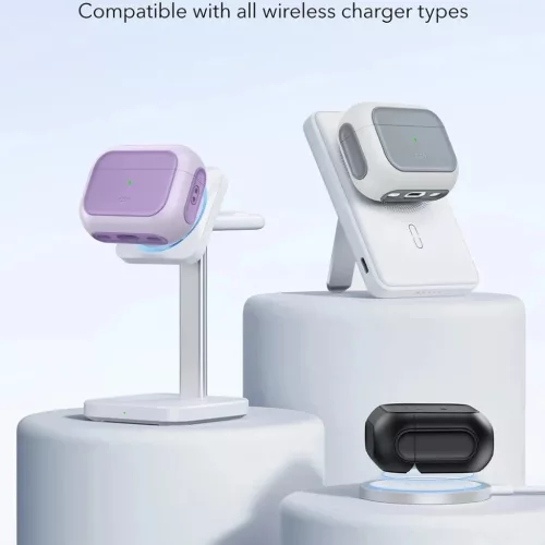 Apple AirPods Pro 3 ESR Orbit Hybrid HaloLock - Levendula tok-4894240289167 4 kép