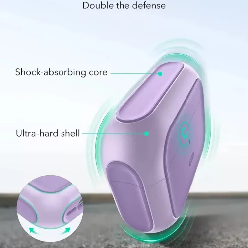 Apple AirPods Pro 3 ESR Orbit Hybrid HaloLock - Levendula tok-4894240289167 5 kép