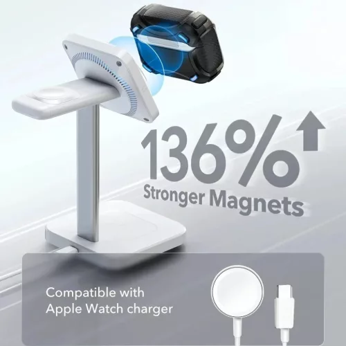 Apple AirPods Pro 3 Titanium ESR Cyber FlickLock HaloLock tok-4894240289242 6 kép