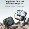 Apple AirPods Pro 3 Fekete ESR Cyber FlickLock HaloLock tok-4894240289204 2 kép