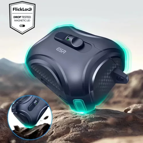 Apple AirPods Pro 3 Kék ESR - Cyber FlickLock HaloLock tok-4894240289228 4 kép