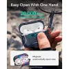 Apple AirPods Pro 3 Kék ESR - Cyber FlickLock HaloLock tok-4894240289228 7 kép