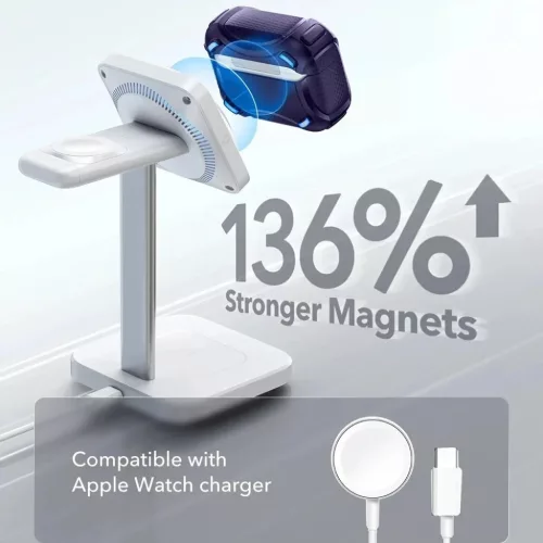 Apple AirPods Pro 3 Lila ESR Cyber FlickLock HaloLock tok-4894240289266 7 kép