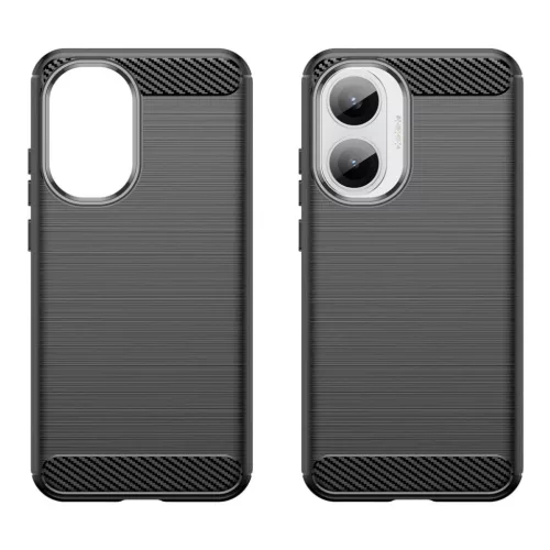 Xiaomi Poco F7 - Techsuit - Carbon Silicone - Fekete tok-5949419324138 2 kép