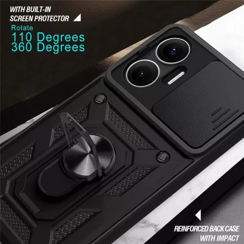 Xiaomi Poco F7 - Techsuit CamShield Series tok - Fekete.-5949419324121 3 kép