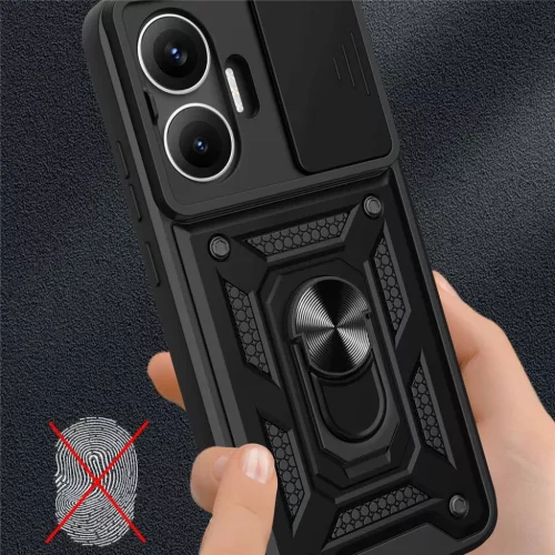 Xiaomi Poco F7 - Techsuit CamShield Series tok - Fekete.-5949419324121 4 kép