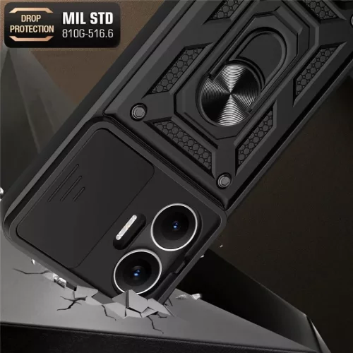 Xiaomi Poco F7 - Techsuit CamShield Series tok - Fekete.-5949419324121 5 kép