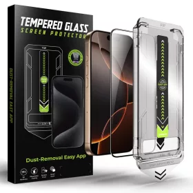   Apple iPhone 17 Air Black Techsuit TitanGlass FullCover üvegfólia