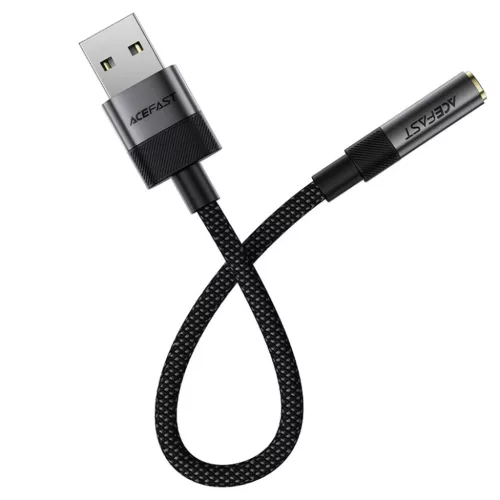 USB Férfi Kábel Jack 3.5mm Női Acefast Audio Adapter (J13), Plug & -6974316285298 2 kép