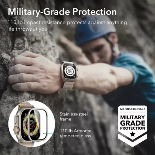 ESR - Armorite Képernyővédő (2 darabos) - Apple Watch Ultra / Ultr-4894240277676 3 kép