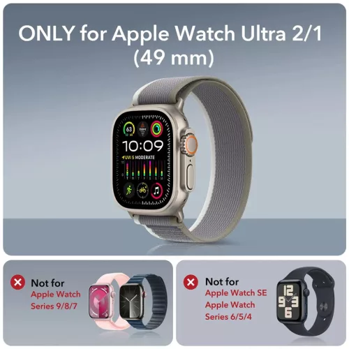 ESR - Armorite Képernyővédő (2 darabos) - Apple Watch Ultra / Ultr-4894240277676 6 kép