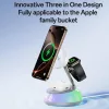 iPhone, Apple Watch, AirPods Fehér Yesido Wireless Charging Station 3-6942314411872 3 kép