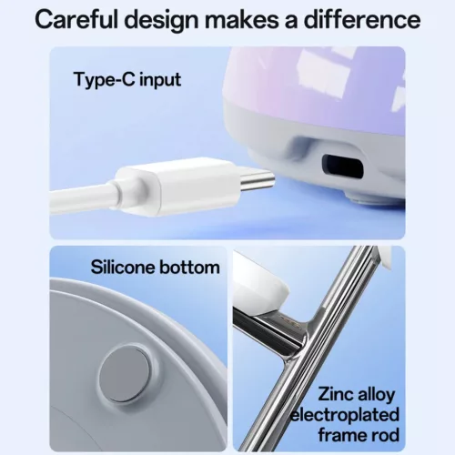 iPhone, Apple Watch, AirPods Fehér Yesido Wireless Charging Station 3-6942314411872 5 kép