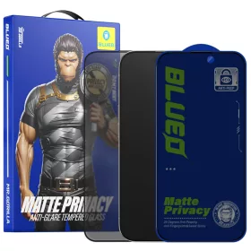   iPhone 15 Pro Matt Fekete Blueo - Anti-Peep Üveg üvegfólia
