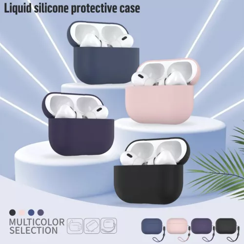 Blueo - Folyékony szilikon védőtok - AirPods Pro 2-höz - Tengerés-6934663725915 4 kép