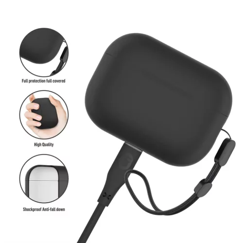 Blueo - Folyékony szilikon védőtok - AirPods Pro 2-höz - Tengerés-6934663725915 6 kép