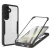 Samsung Galaxy S25 - Techsuit - ColorVerse 360 Széria + Képernyővédő - Fekete tok