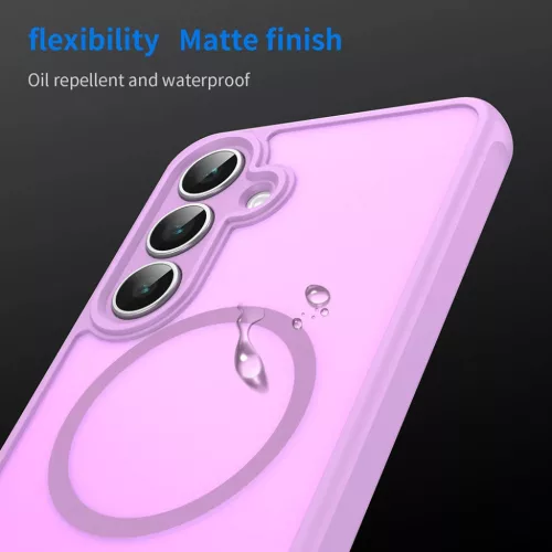 Samsung Galaxy S25 FE Techsuit HaloFrost II MagSafe - Pink tok-5949419324329 5 kép
