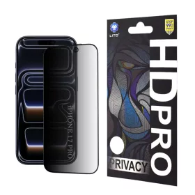 iPhone 17 Pro Fekete Lito - HD Pro Privacy üvegfólia-5949419324817 1 kép