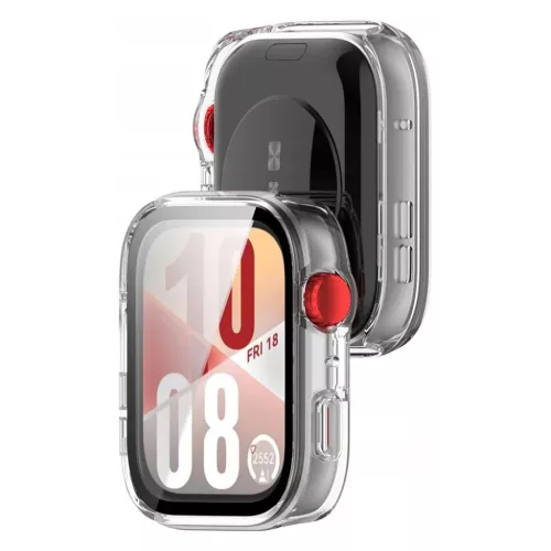 Huawei Watch Fit 4 Átlátszó Techsuit Defense360 Pro üvegfólia tok-5949419326156 3 kép
