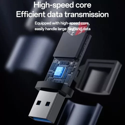 Yesido - Kártyaolvasó (GS36) - USB, Gyors, Alumínium ötvözet, 1TB-6942314411315 2 kép